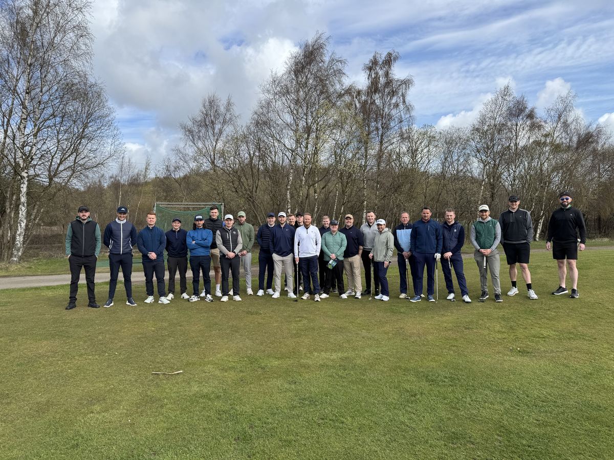 Group photo from the Business Networking Golf Day at Pumpherston Golf Club