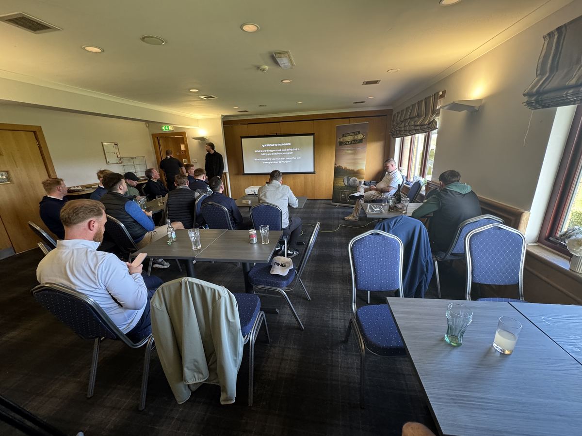 Business owners at the Business Networking Golf Day